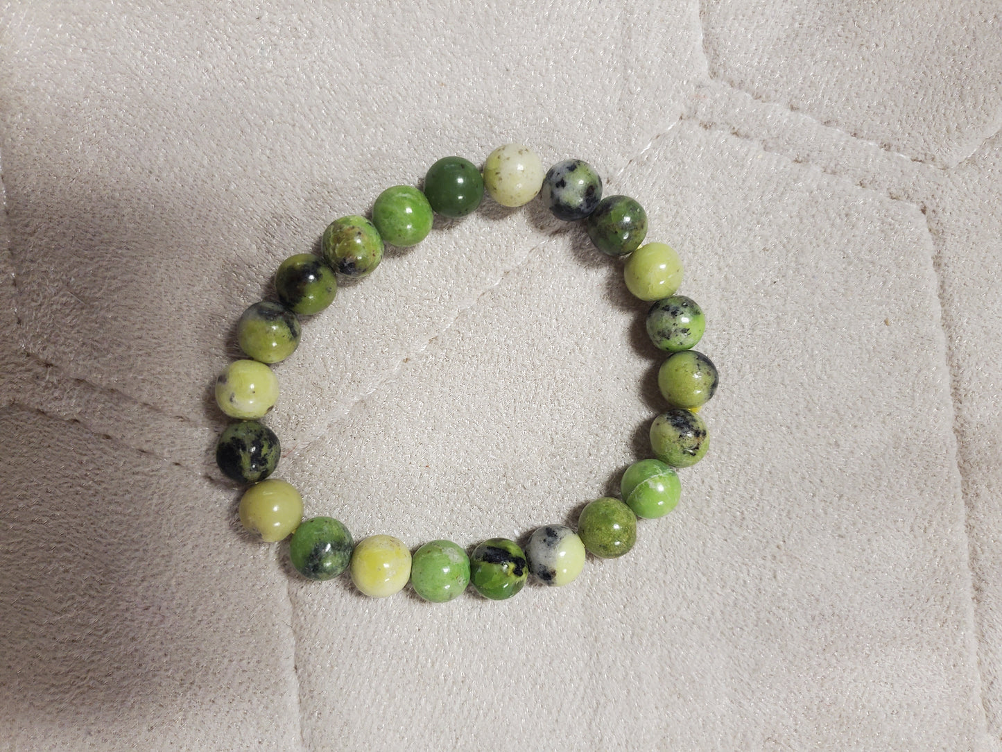 Lemon jade bracelet