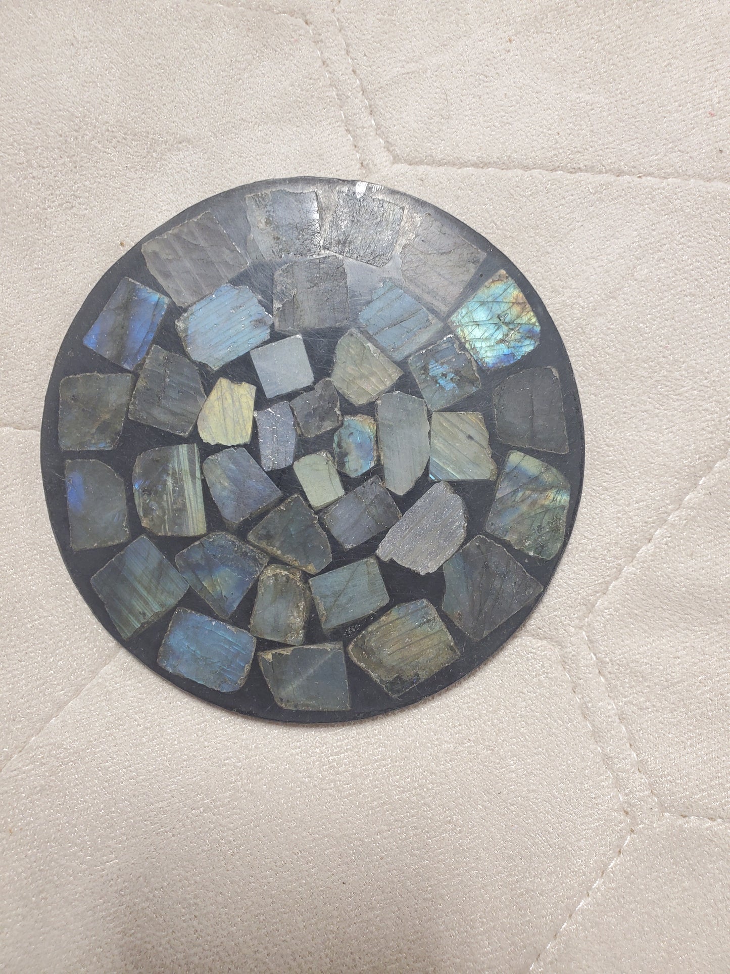 Labradorite coaster