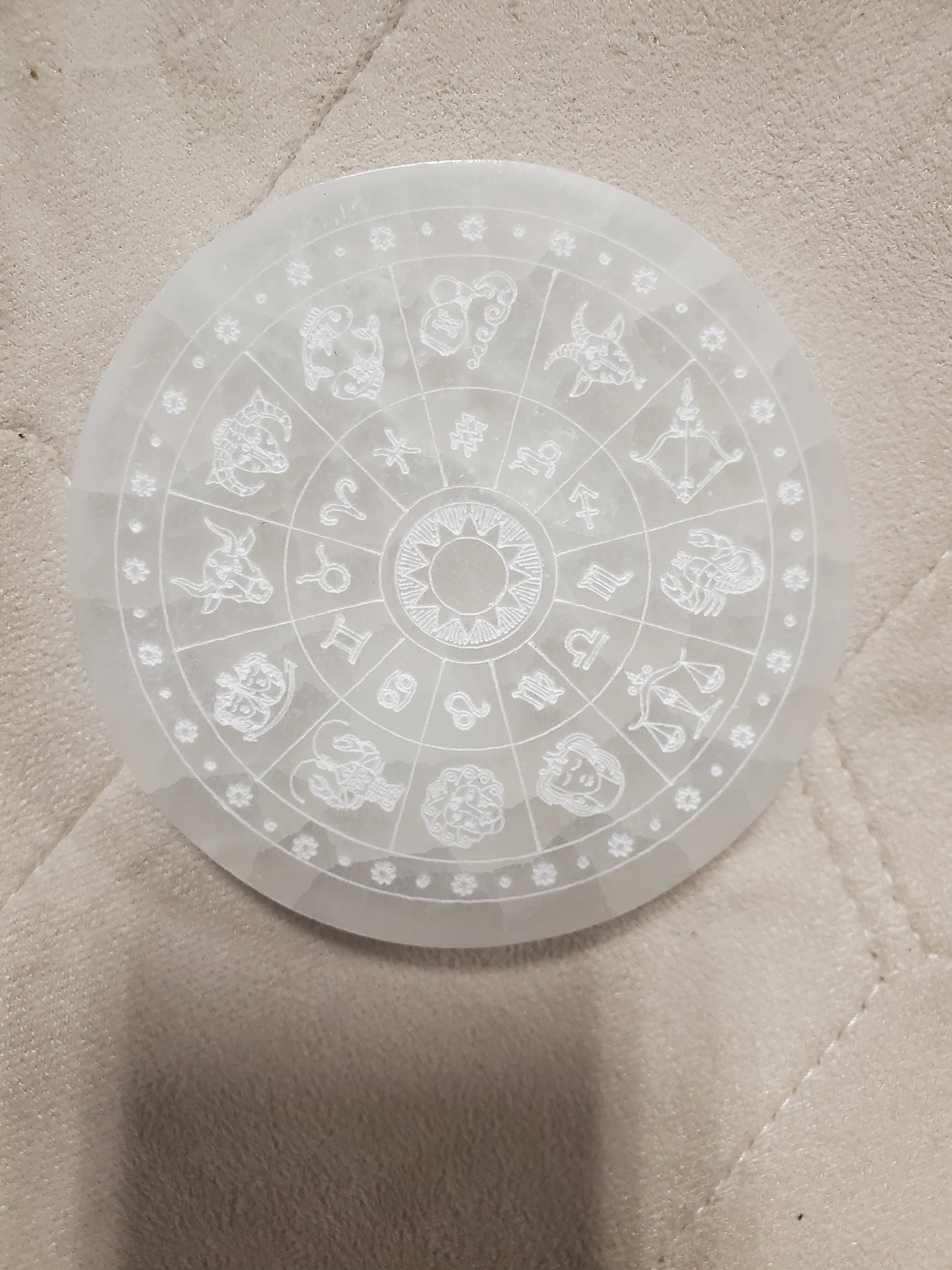 Selenite charging plate