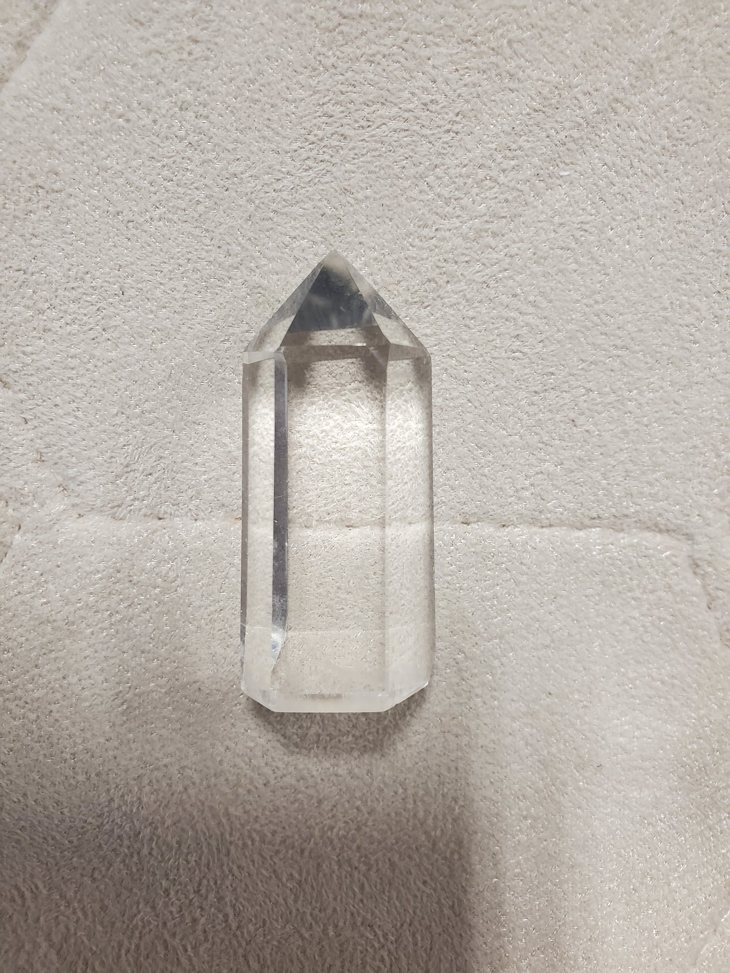 Clear quartz point