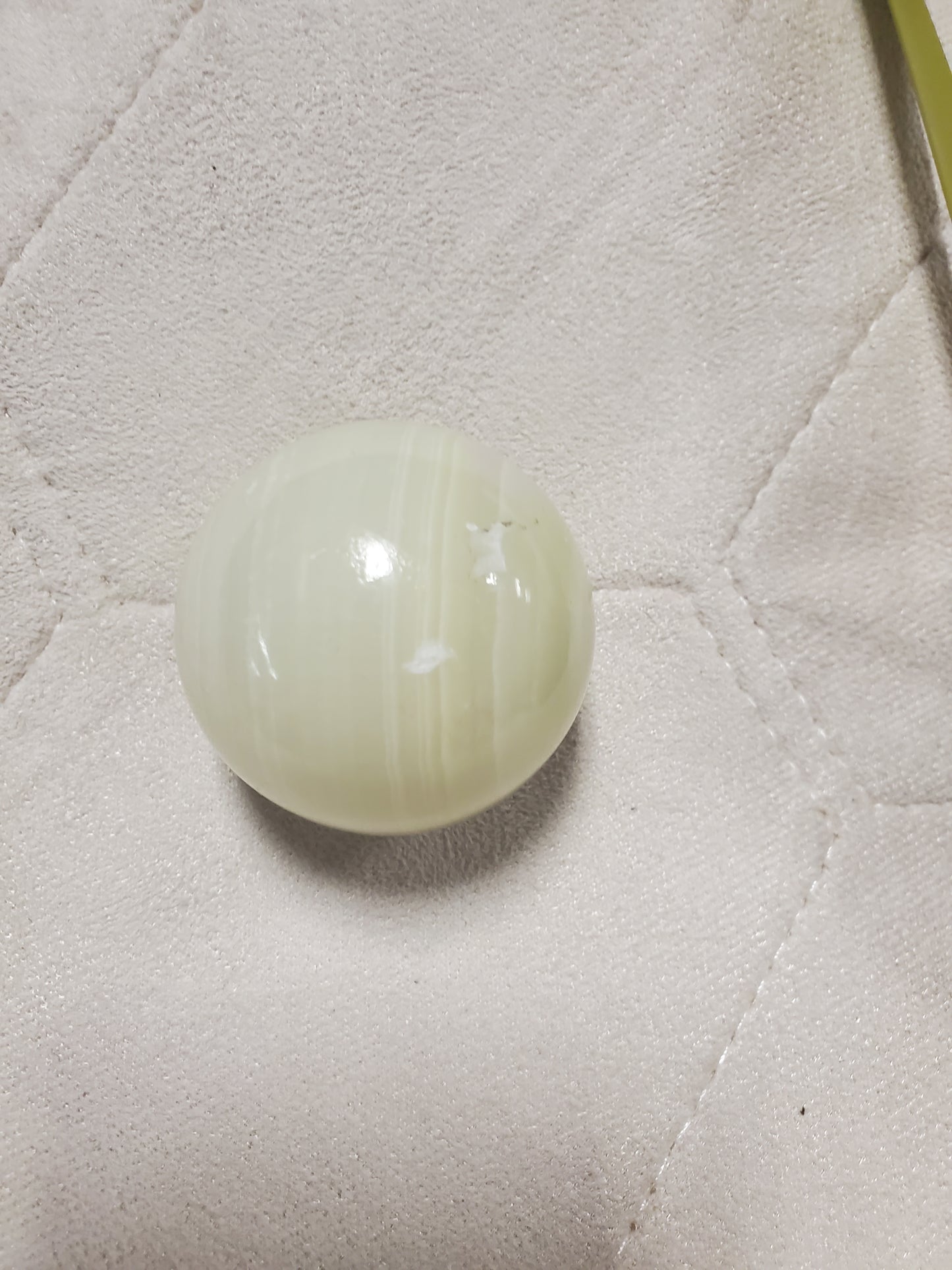 Green onyx sphere