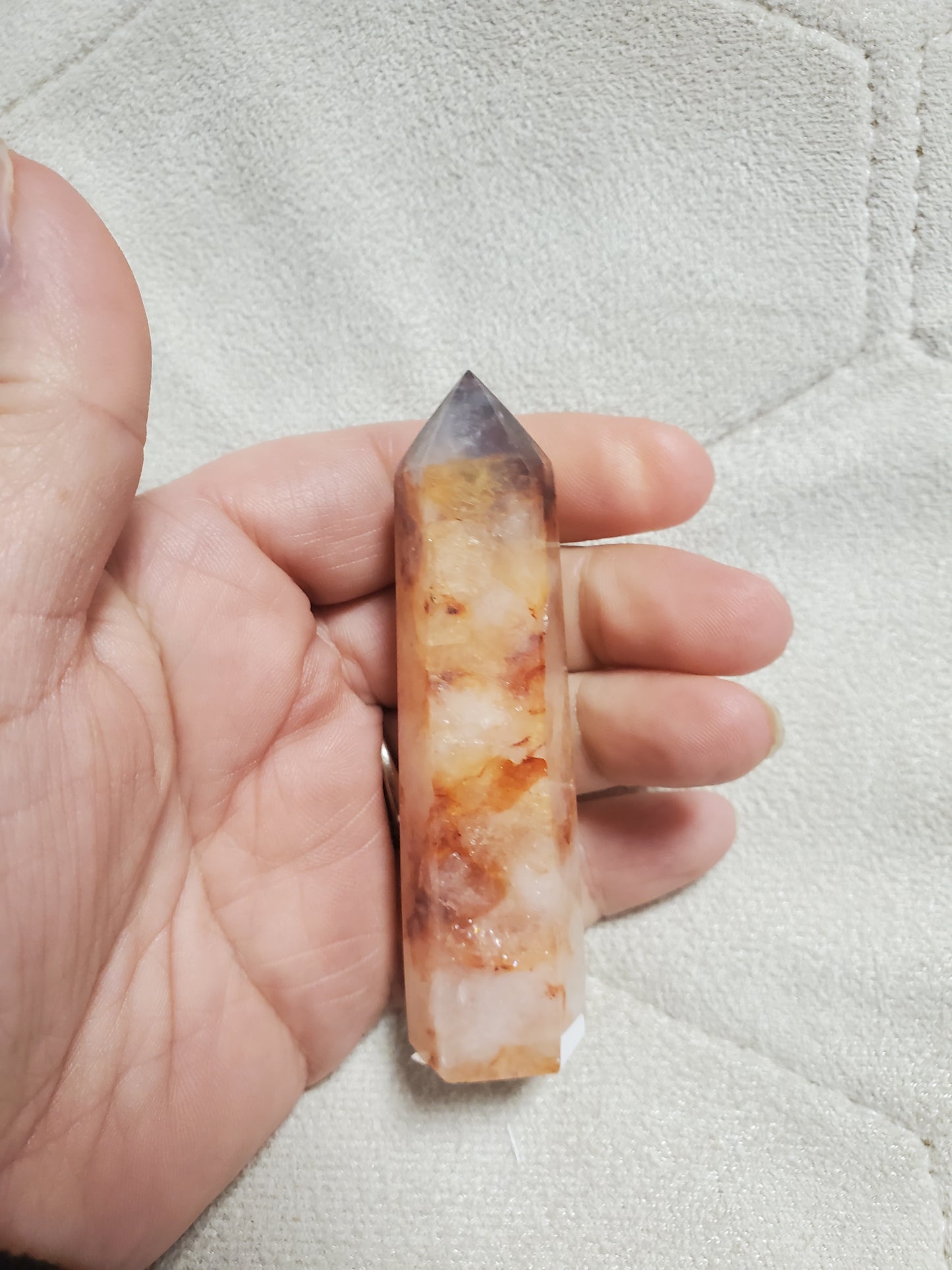 Fire quartz point