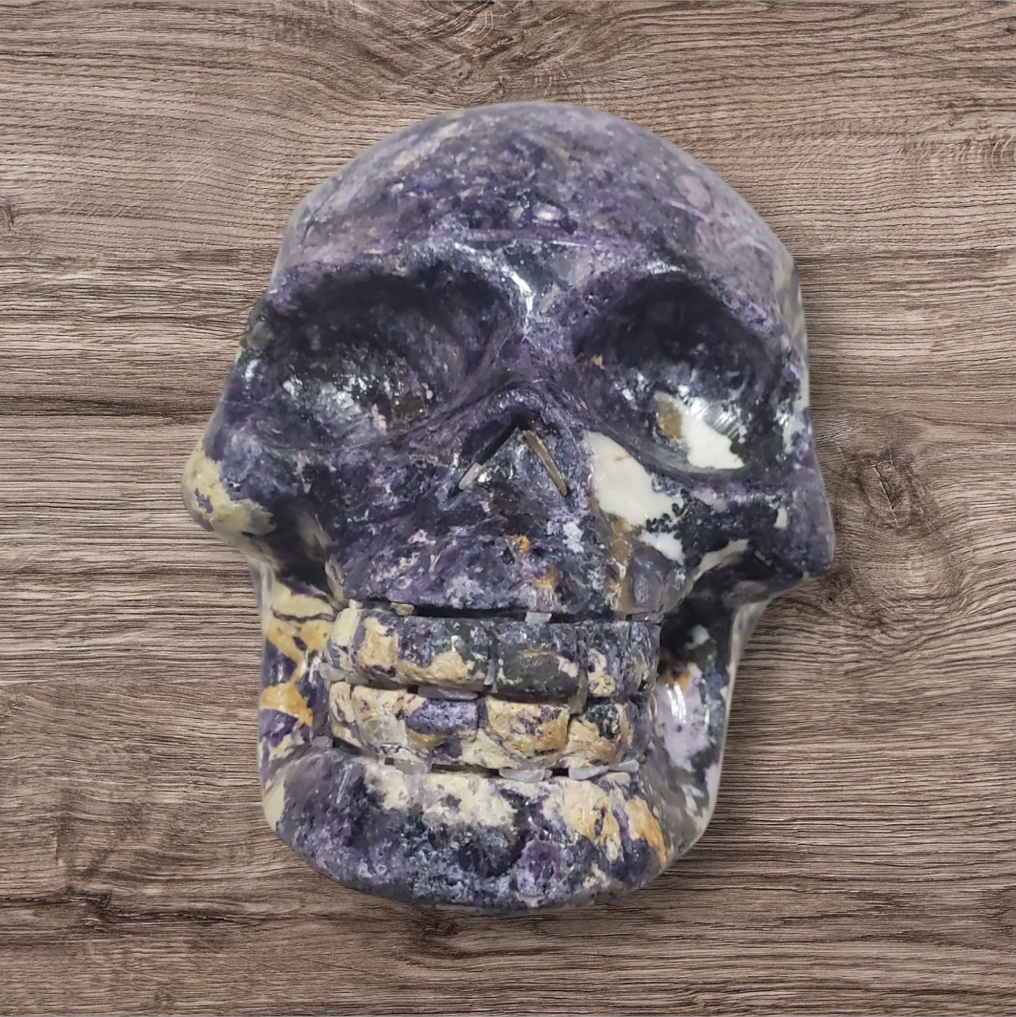 Flourite root skull