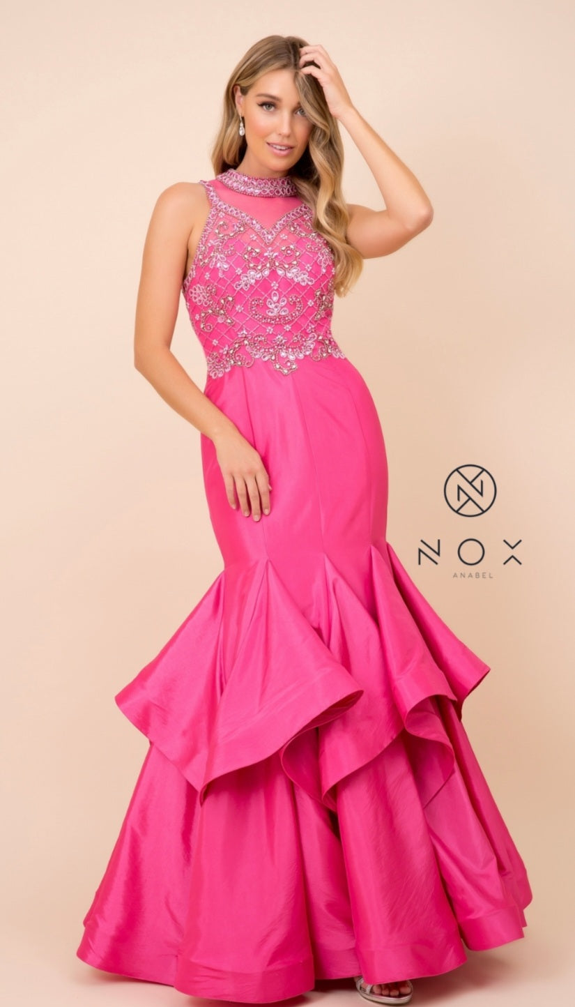 Hot pink Mermaid dress