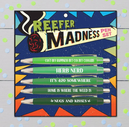 Reefer madness pen set