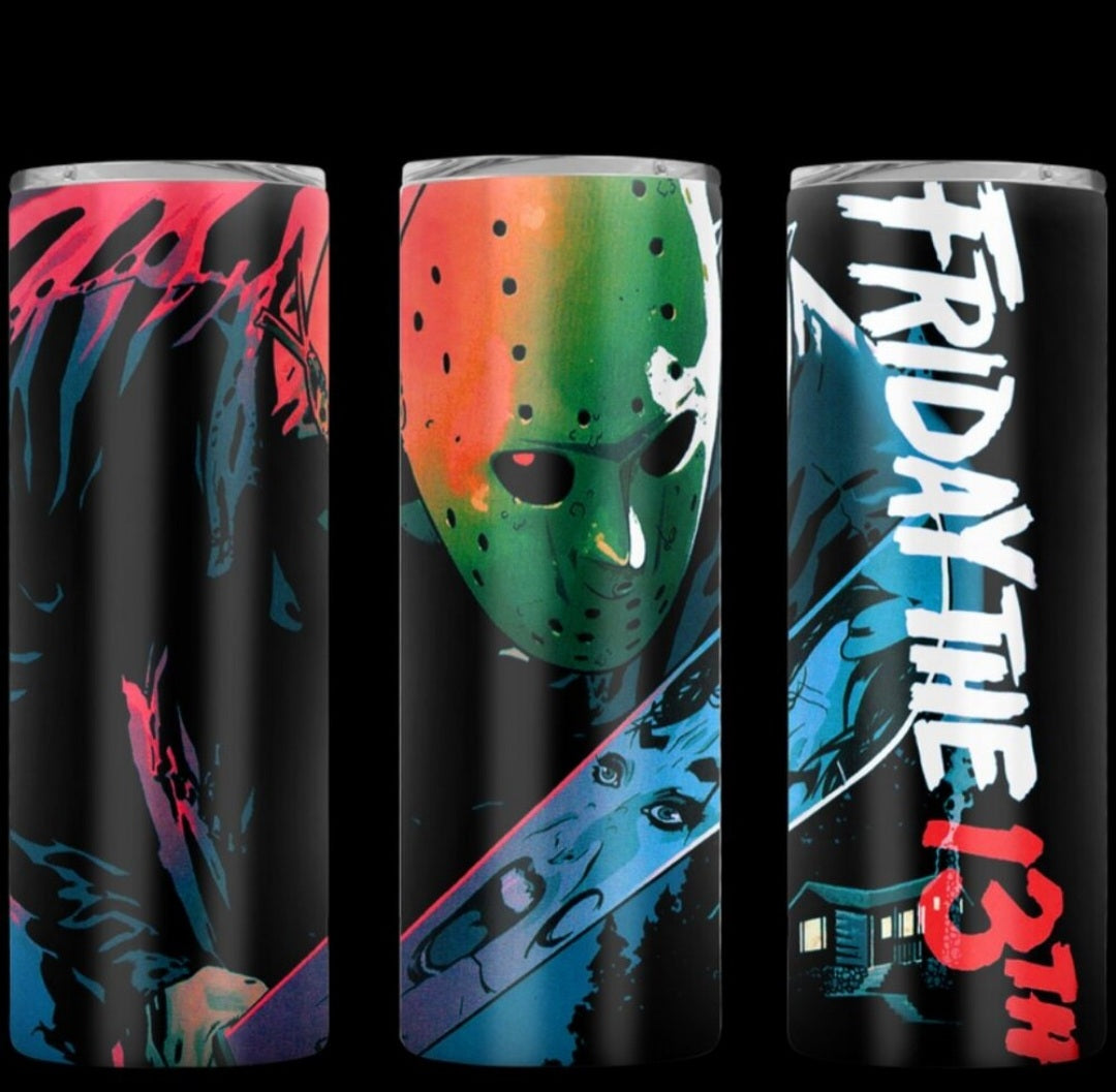 Friday the 13th tumbler