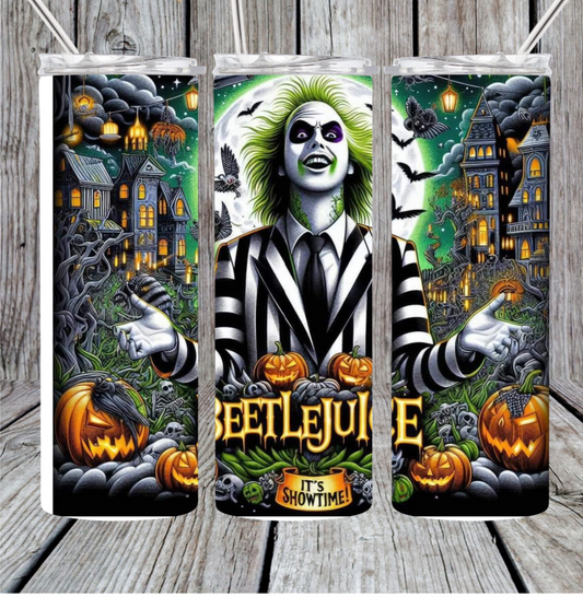 Beetlejuice tumbler