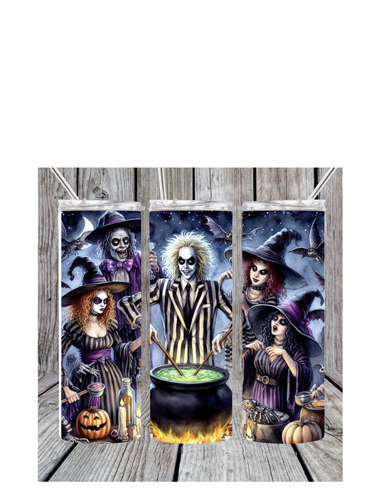 Beetlejuice witches brew tumbler