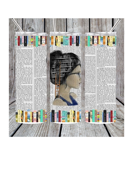 Book brain tumbler