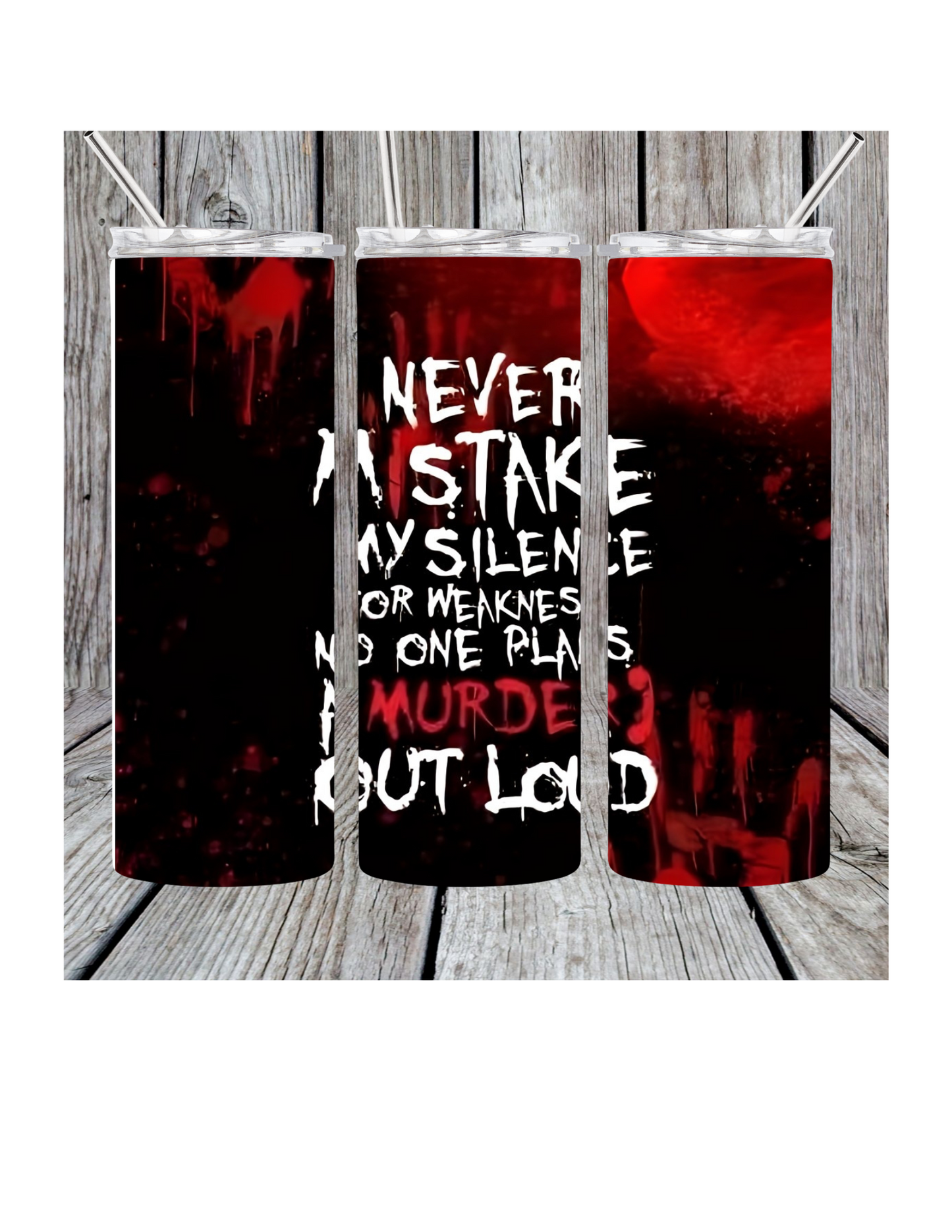 Never mistake my silence tumbler