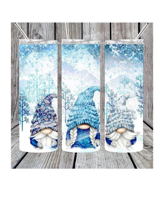 Winter gnome tumbler