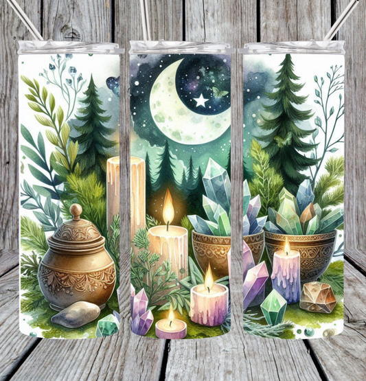 Moonlight candle tumbler