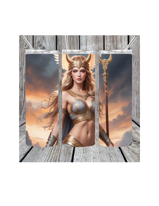 Freya goddess tumbler