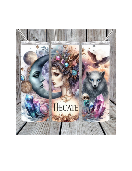 Goddess Hecate tumbler