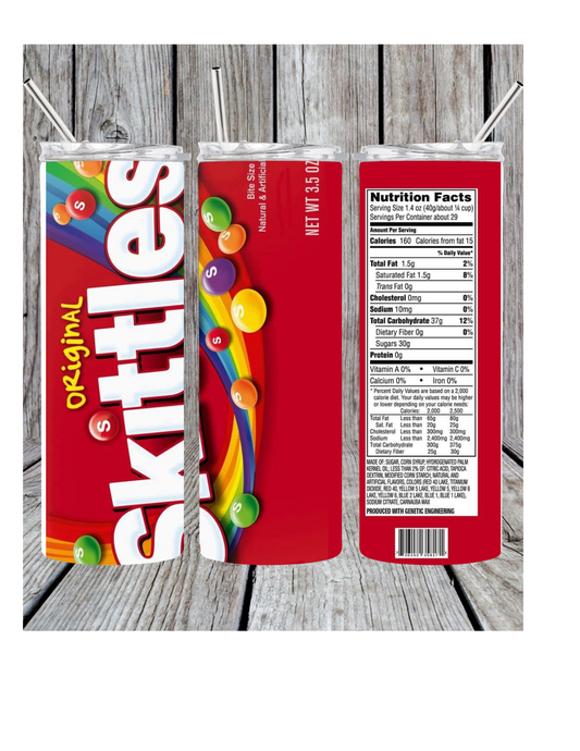 Skittles tumbler