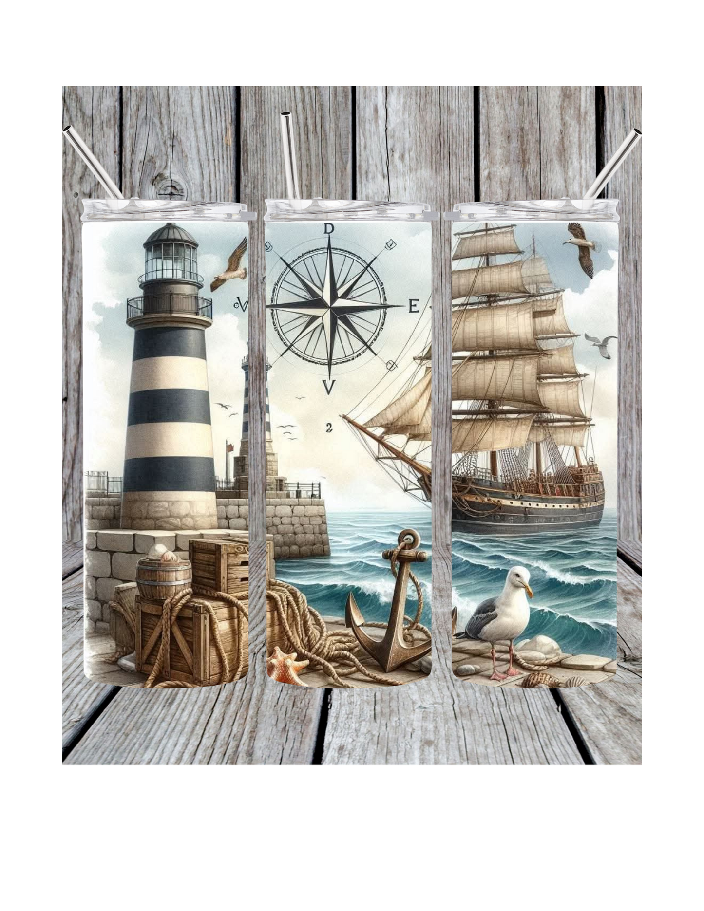 Lighthouse tumbler