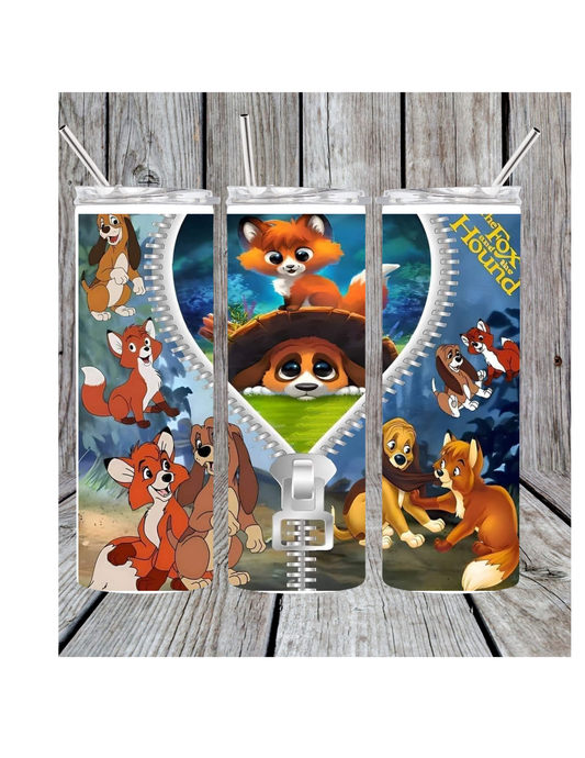 Fox and hound tumbler